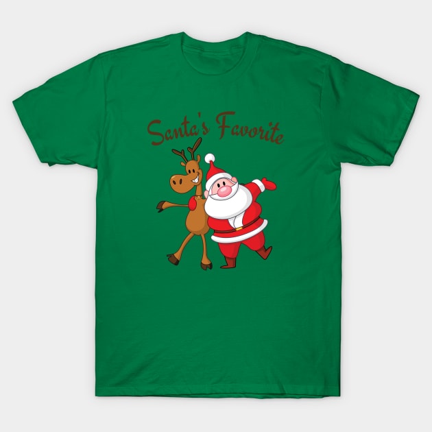 Santa's Favorite T-Shirt by RRLBuds